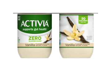 Activia® Zero   0g Added Sugar*