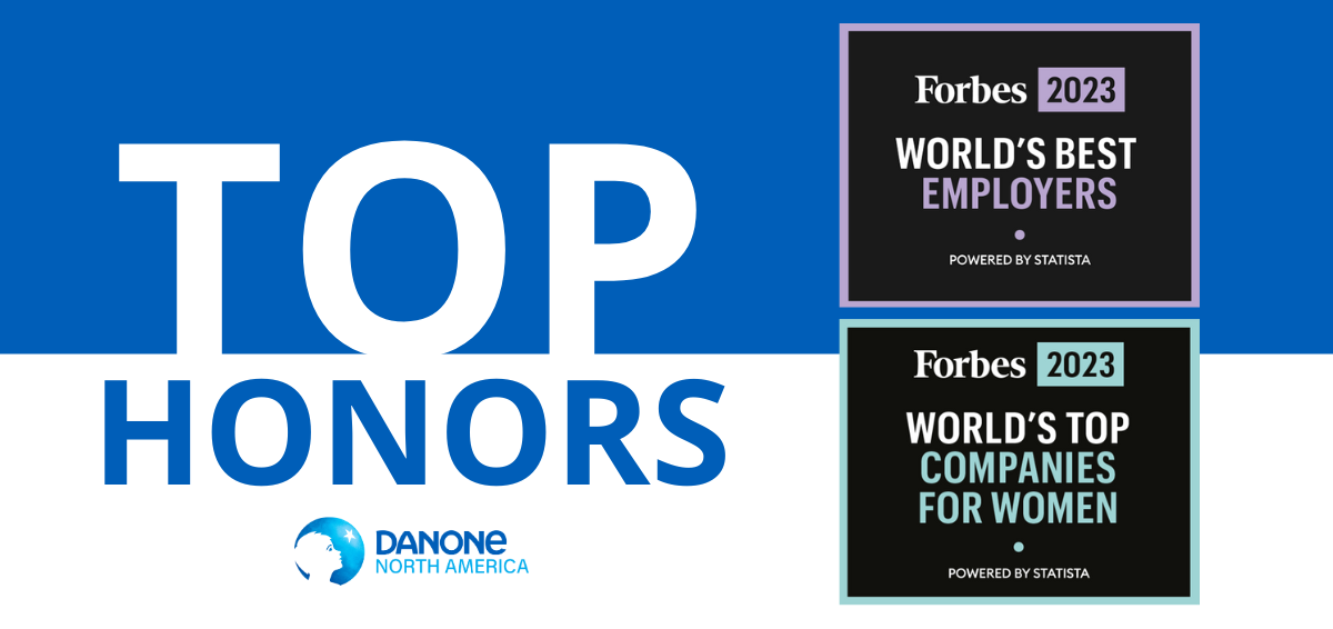 Danone Named Forbes World’s Best Employer and Top Company for Women
